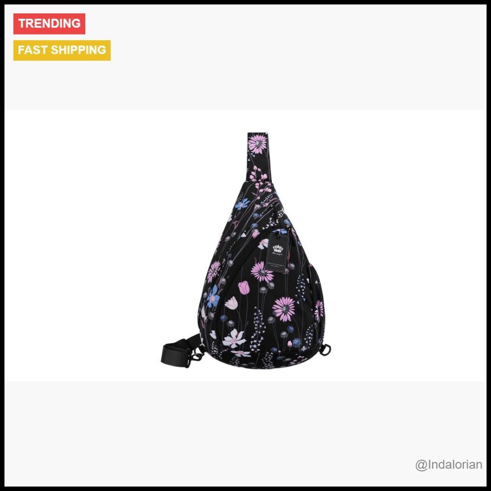 Lightweight Waterproof Crossbody Sling Bag Travel Hiking Everyday Use - Picture 7 of 7